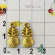 Подвеска "АНАНАС", золото, 19х9 мм (скидка 38%)